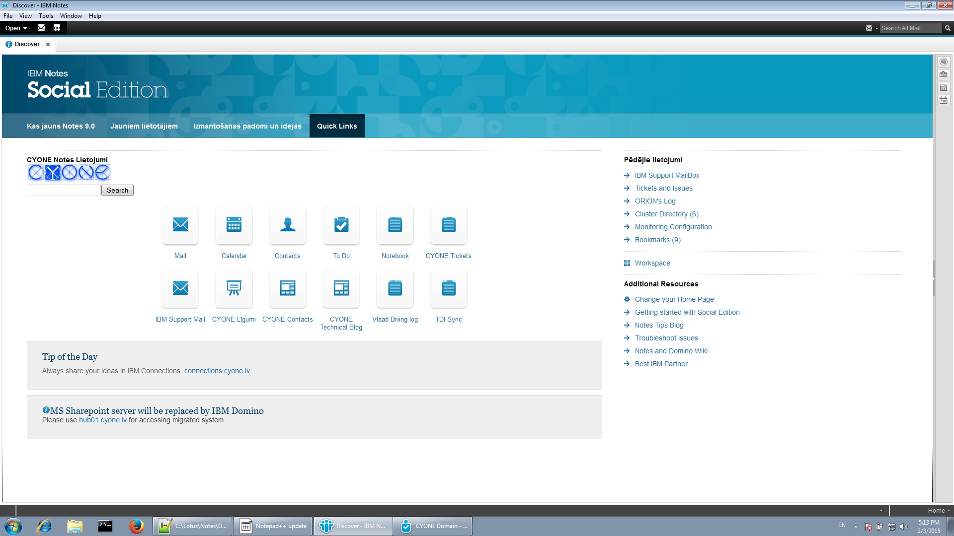 Image:Branding and customizing Discover page in Domino 9.0.1