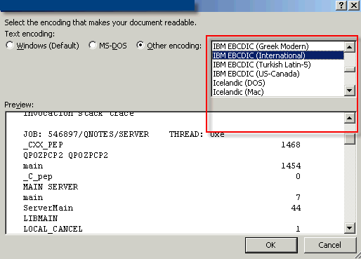 Image:Domino NSD file analysis on AS400, tip for people who do NSD analysis