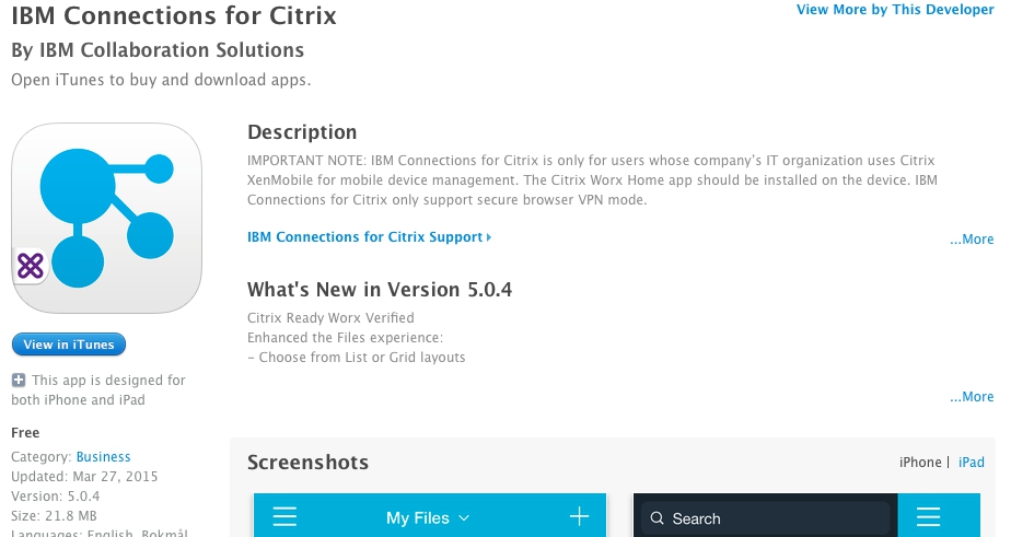 Image:IBM Connections for Citrix