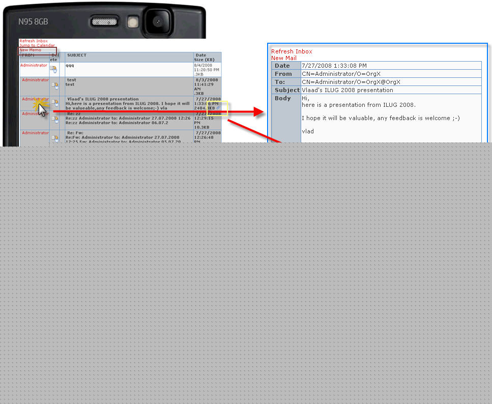 Image:Ultra Mail is available for Download (now you can have access to mail/calendar from you mobile phone) Works fine for 6.x, 7.x, 8.x, 8.5  servers